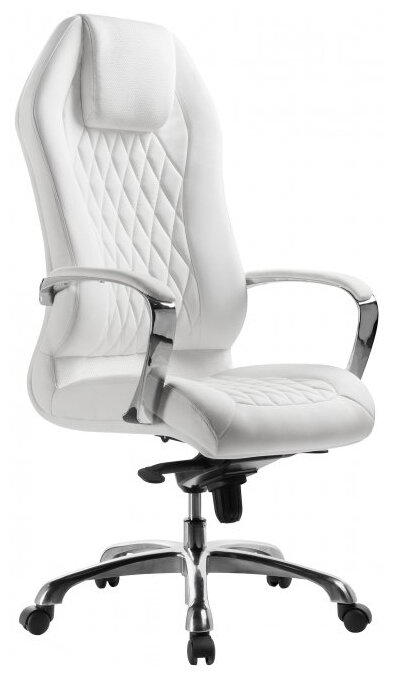 Компьютерное кресло Woodville Damian для руководителя, обивка: искусственная кожа, цвет: белый