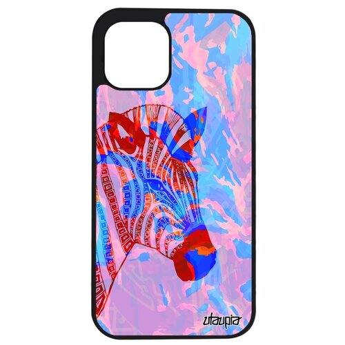 фото Противоударный чехол для мобильного // iphone 12 pro max // "зебра" дизайн стиль, utaupia, розовый