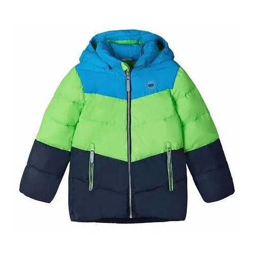 Куртка LASSIE 721771-6961 Winter jacket, Tobino для мальчика, цвет синий, размер 116 зеленый  