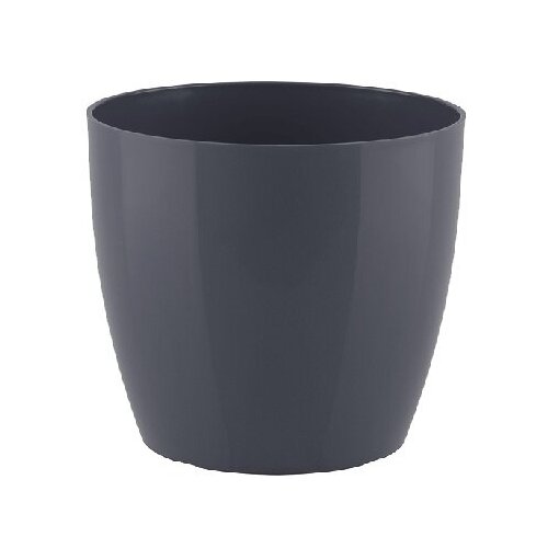 Кашпо Артевази San Remo D18 H17 см антрацит глянцевое