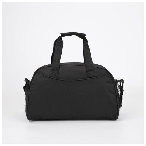 фото Сумка спортивная, отдел на молнии, наружный карман, длинный ремень, цвет чёрный gorodok