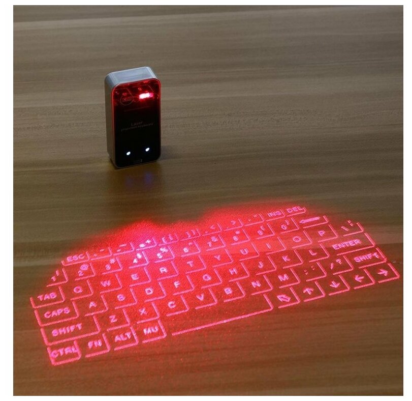 Лазерная проекционная Bluetooth клавиатура / мышь для телефона Laser Projection Keyboard