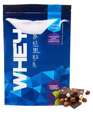 R-LINE Whey, 1000 g (шоколад орех)