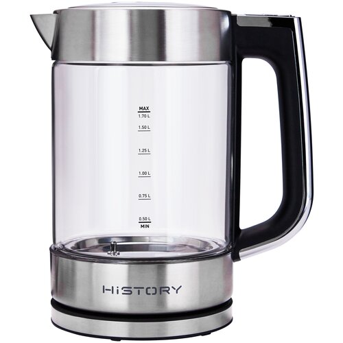 Чайник электрический стеклянный с регулируемой температурой HiSTORY IK-GD121 с подсветкой 399000₽