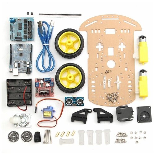 Шасси 2 колеса - набор для робота на микроконтроллерах