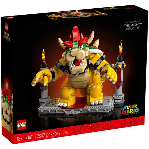 Конструктор LEGO Super Mario 71411 The Mighty Bowser конструктор lego super mario 71405 fuzzy flippers set шлепанцы фаззи 154 дет