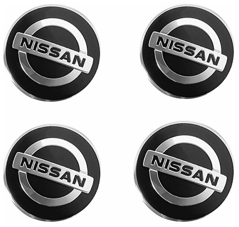 Наклейки на колесные диски Ниссан / Nissan D-60 mm