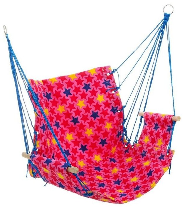 Гамак-кресло подвесное, цвета микс - фотография № 9