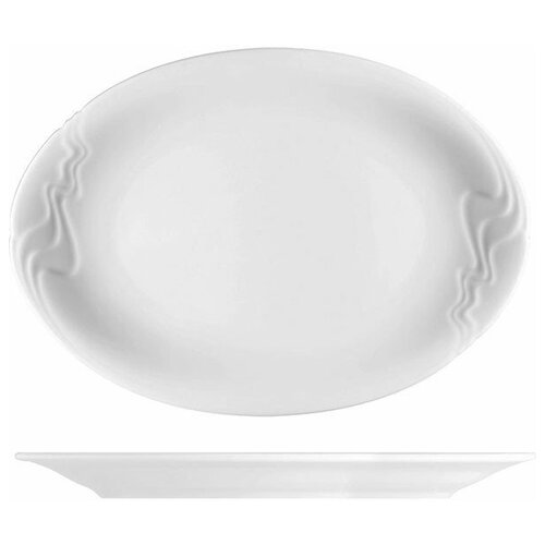 Блюдо овальное «Мелодия» H=35 мм L=280 мм B=200 мм G. Benedikt Karlovy Vary, 3020448