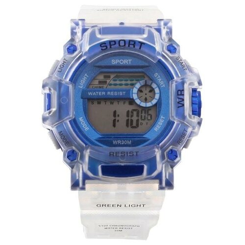 Gianni Rodari Часы наручные электронные, водонепроницаемые, будильник, d=5 см, l-27 см, микс