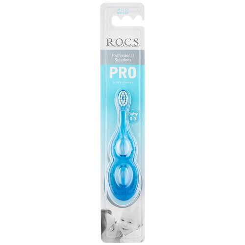 Зубная щетка ROCS PRO baby синяя 0-3 года 20000₽