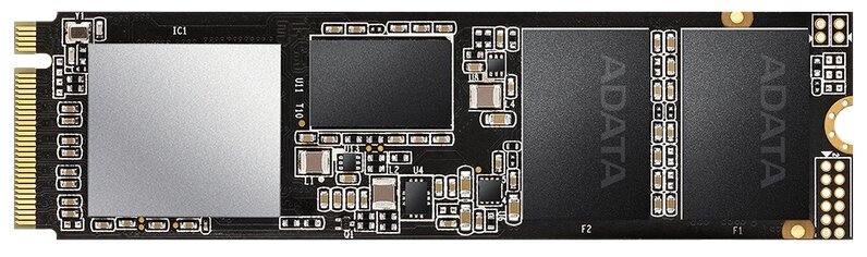 SSD накопитель A-Data XPG SX8200 Pro ASX8200PNP-512GT-C 512ГБ, M.2 2280, PCIe 3.0 x4, NVMe