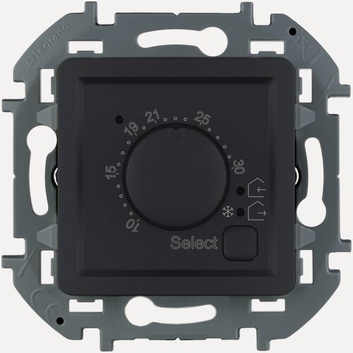 Изображение товара Legrand (Легранд) Термостат для теплого пола антрацит, Inspiria 673813