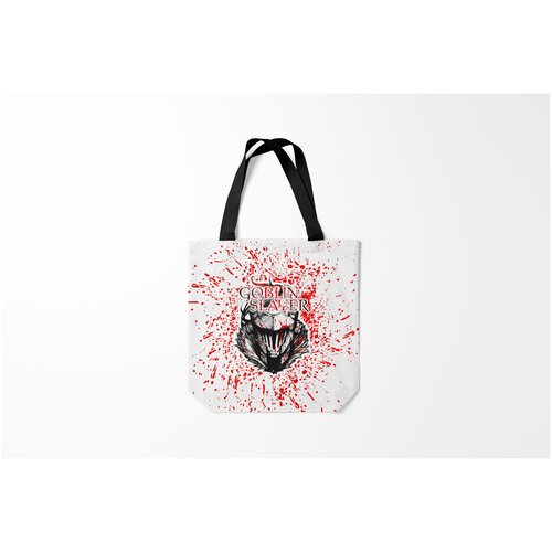 фото Сумка-шоппер / 40х40 см / аниме / убийца гоблинов goblin slayer blood spots burnettie