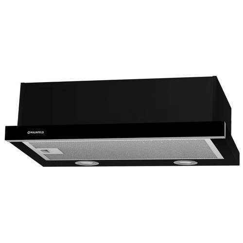 Вытяжка встраиваемая Maunfeld VS Light Glass 60 черныйстекло черное управление кулисные переключатели 1 мотор 1078300₽