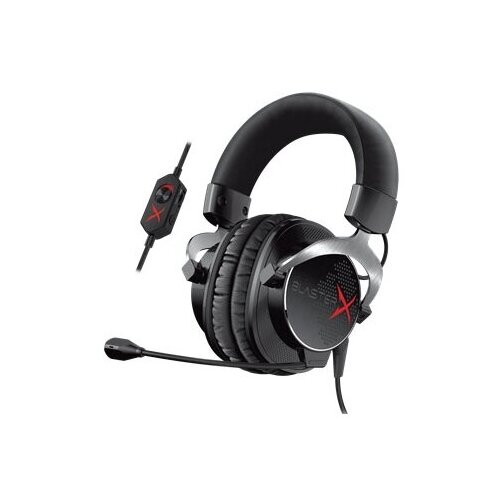 Наушники Creative Sound BlasterX H5 черный/серебристый 1.2м мониторы оголовье (70gh0310