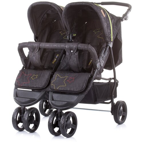 Детская сдвоенная коляска Chipolino Maxi Mix, latte