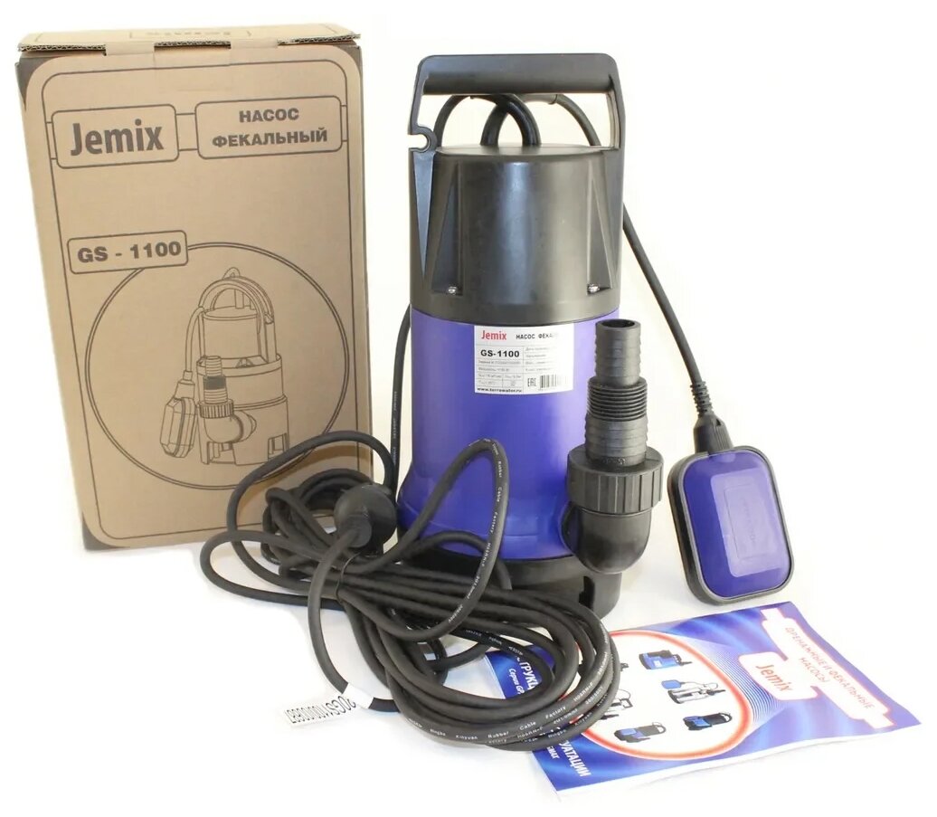 Насос фекальный Jemix GS-1100 (ФН-266-9.5)