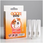 БИО капли GOOD DOG для щенков и собак от блох и клещей, 3 х 2мл - изображение