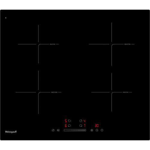Индукционная варочная панель Weissgauff HI 632 BA слайдер черный 14410₽