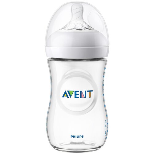 Philips AVENT Бутылочка для кормления Natural SCF033/17, 260 мл, с 1 месяцев