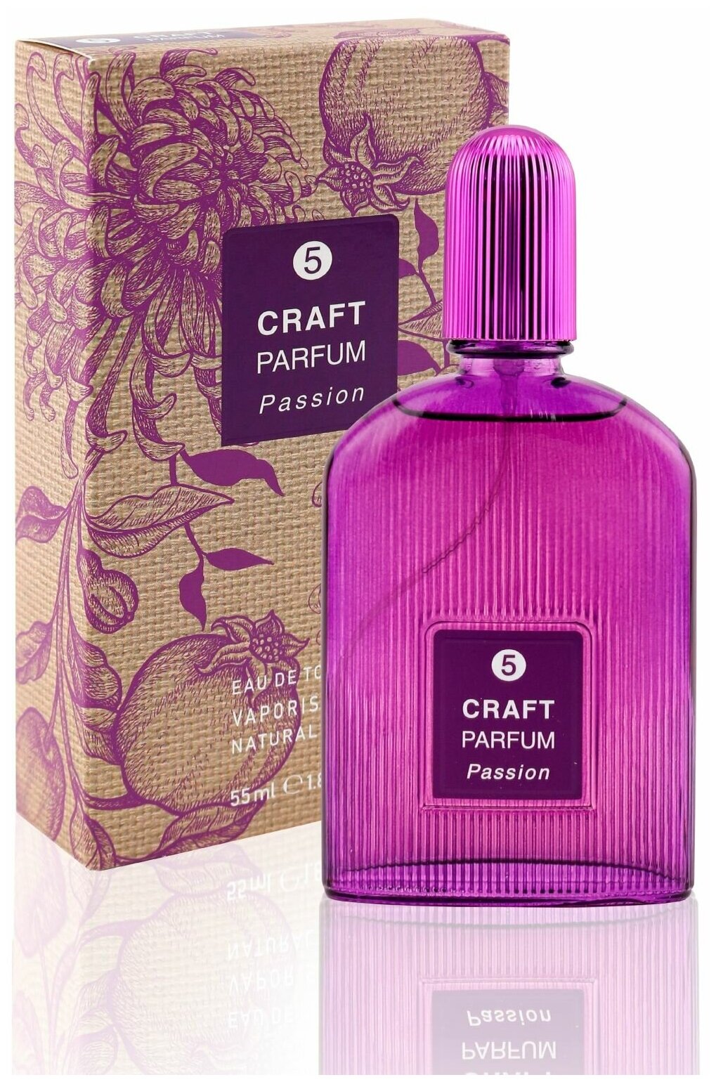 Туалетная вода женская 55мл, Craft Parfum 5 Passion