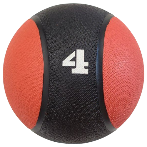 фото Медицинский резиновый мяч медбол для фитнеса red skill 4 кг