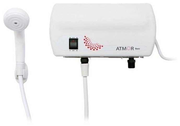 Проточный водонагреватель ARISTON ATMOR BASIC 3.5 KW SHOWER Душ - фотография № 2