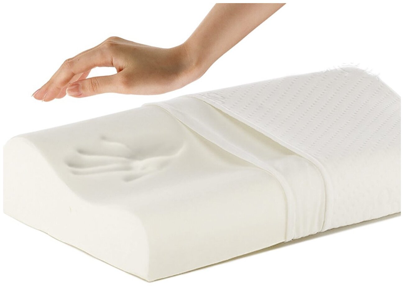 Ортопедическая подушка 60x40см, АртПостель "Memory Foam pillow", высота 12 см