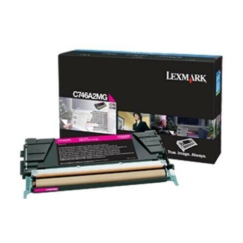 Картридж Lexmark C746A2MG оригинальный лазерный картридж Lexmark (C746A2MG) 7 000 стр, пурпурный картридж lexmark 20k1402 для c510 жёлтый 6600 стр