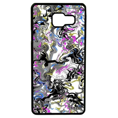 фото Ударопрочный чехол на смартфон // galaxy a3 2016 // "мраморный фон" рельеф дизайн, utaupia, цветной