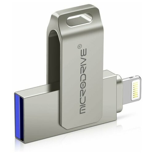 Флешка Microdrive 256 Гб Lighting для А+ iphone PG-G2/ipad, android, компьютеров, камер, дронов и пр.