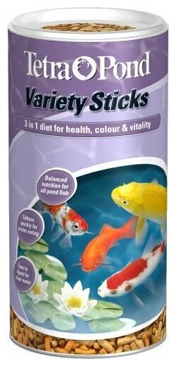 Tetra Pond Variety Sticks корм для прудовых рыб (3 вида палочек), 1 л - фотография № 1