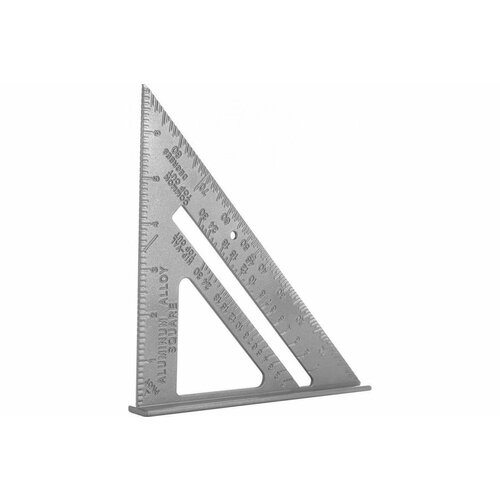 Алюминиевая треугольная линейка Deko DKM180-255-185 серый
