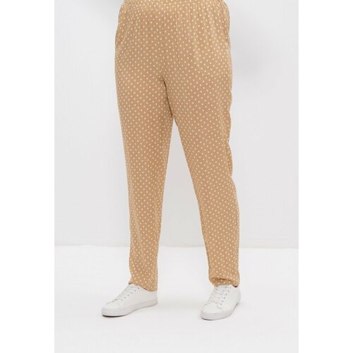 фото Брюки cleo, размер 50, бежевый