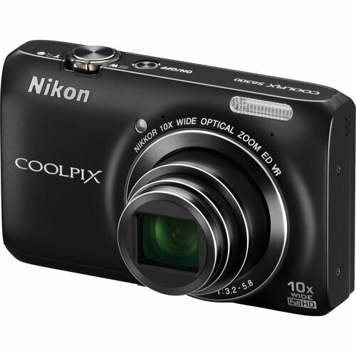 Фотоаппарат NIKON Coolpix S6300, черный