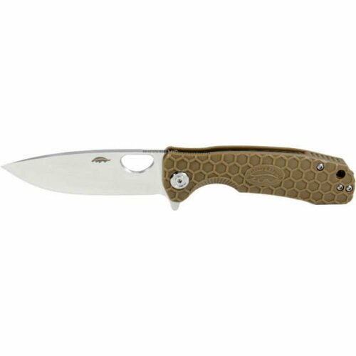 нож honey badger flipper d2 m hb1015 с песочной рукоятью Honey Badger Нож Flipper D2 M с песочной рукоятью HB1015