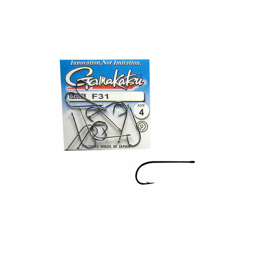 фото Крючки gamakatsu g-code f31 n/l № 4 (11шт)
