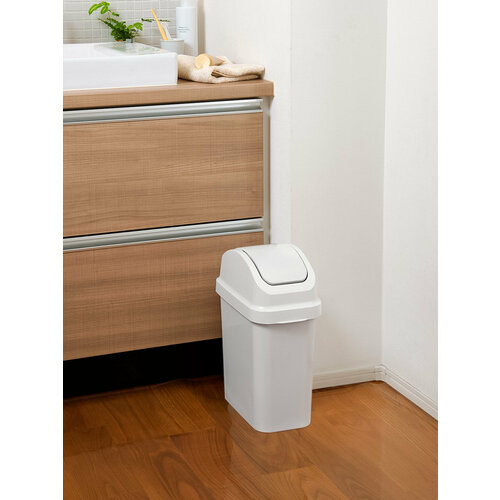 Ведро мусорное с крышкой 5 л 23,7х14,4х31,5 см