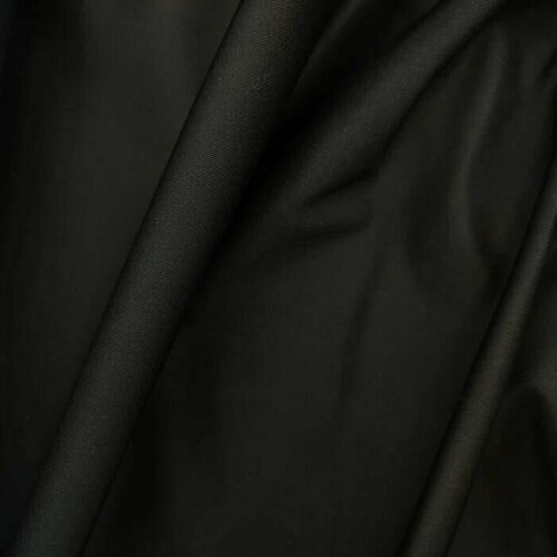 Ткань костюмная хлопок (черный) 100 хлопок италия 50 cm*153 cm
