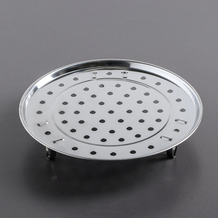 фото Пароварка на ножках, d-22 см, цвет серебристый