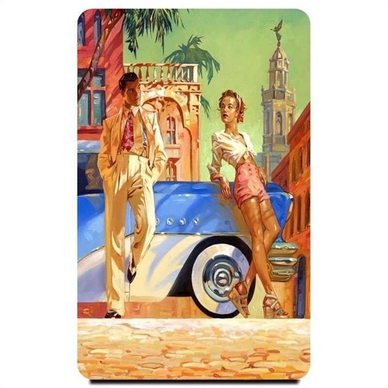 Магнит на холодильник "Куба" 86x54мм