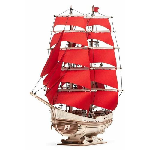 Сборная модель из дерева Lemmo Корабль с парусами Секрет Океана сборная модель из дерева lemmo корабль ламар