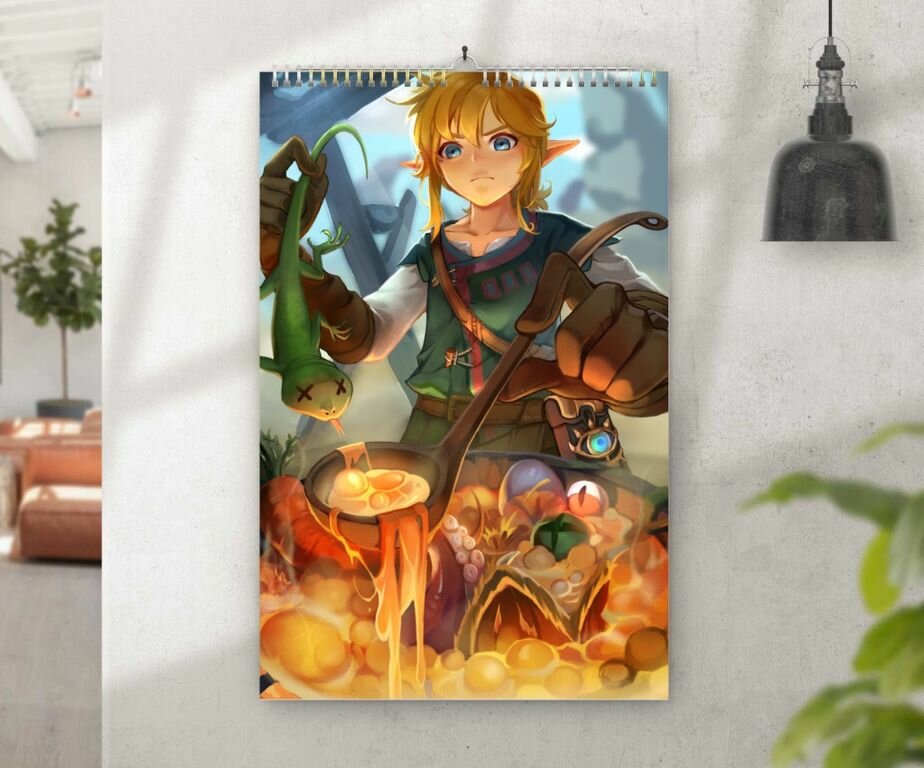 Календарь перекидной The Legend of Zelda, Легенда о Зельде №22, А3