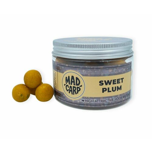 Бойлы тонущие насадочные Mad Carp Baits SWEET PLUM (Слива) 20 мм