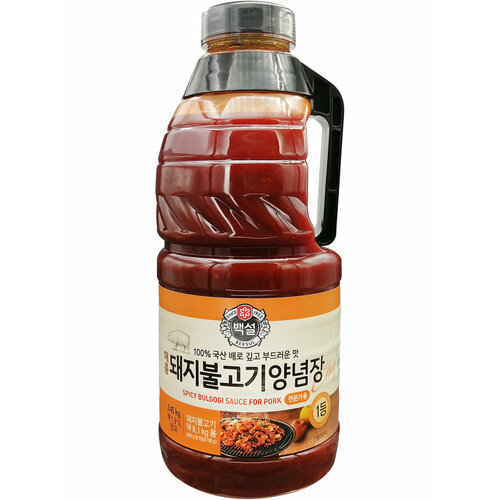 Соус бульгоги Beksul острый для свинины и для Гальби (Кальби), BBQ spicy sauce, 2,45 кг