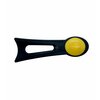 Ручка для крышки сковородки / Ручка для крышки кастрюли 15,2 см, цвет черно-желтый - изображение