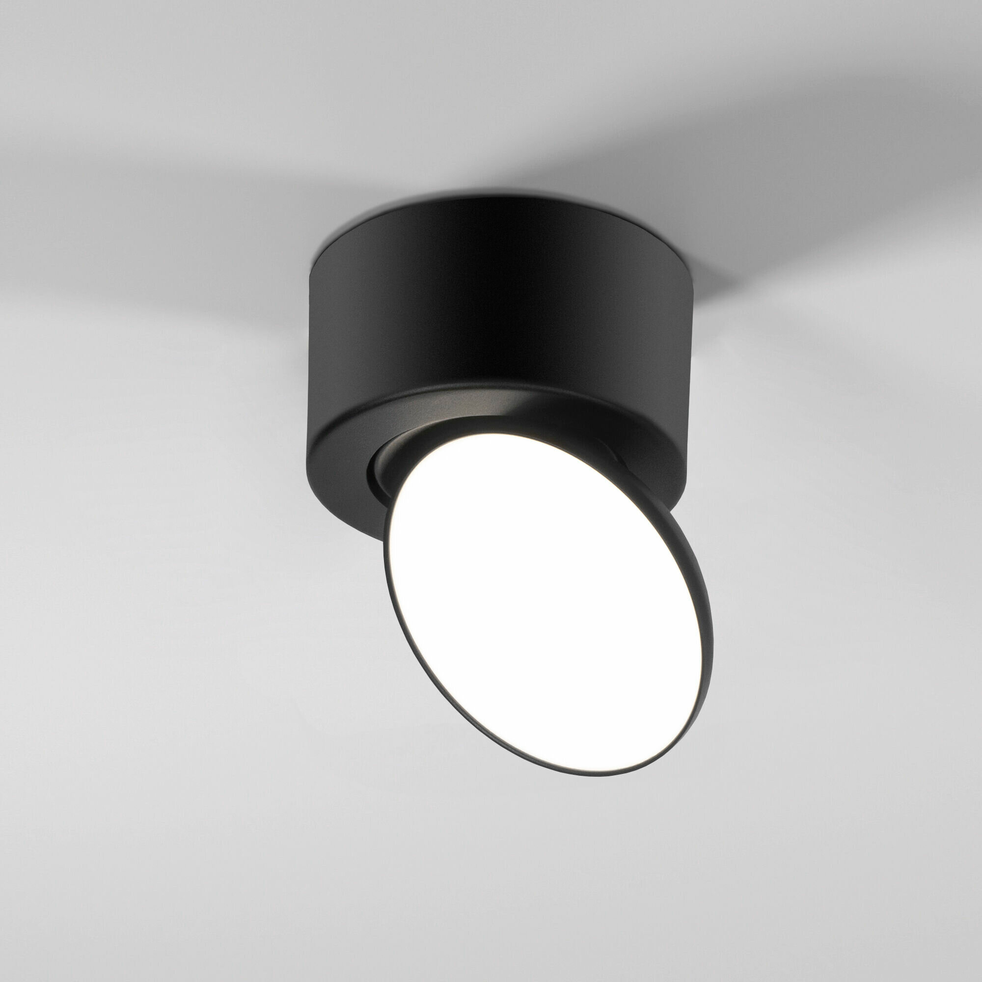 Спот / Накладной потолочный светодиодный светильник с поворотным плафоном Elektrostandard Smooth 25053/LED, 4000 К, 10 Вт, цвет черный