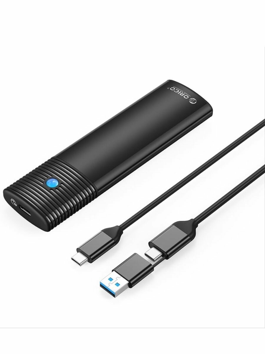 Корпус SSD ORICO USB 3.2 Gen2 NVMe/NGFF(SATA) 10 Гбит/с черный (ORICO-PWEM2-G2-BK-EP)