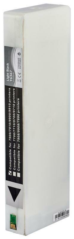 Струйный картридж Sakura C13T636700 для Epson Stylus Pro 7900/9900, светло-черный, пигментный тип, 700ml. - фото №2